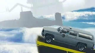 ТУМАННЫЙ СЛОЖНЫЙ ПАРКУР НА СНЕЖНОЙ МАШИНЕ С ПОДЛОДКОЙ! (GTA 5 ONLINE Гонки)