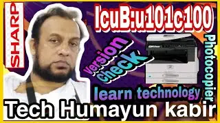 How to  solve error code Version Check IcuB:u101c100 and SD card install Sharp MX-M265NE, MX-M264N