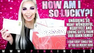 How Am I So Lucky?! Unboxing So Many Wonderful, Heartfelt, & Loving Gifts From Our Fawn Family! XO!