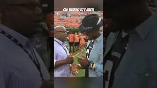 Cam Newton wearing Bo Jackson’s No. 34 Auburn jersey 