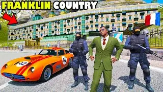 Franklin Made His Own Biggest Country In The World GTA 5 | SHINCHAN and CHOP