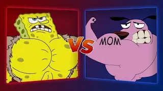 MUGEN Battle - SpongeBob vs Courage the Cowardly Dog