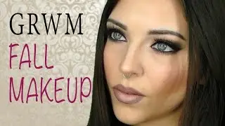 GRWM ♡ Day Fall Makeup | Soft Burgundy Eyes and Nude Lips | RobertaTravagliniMakeup