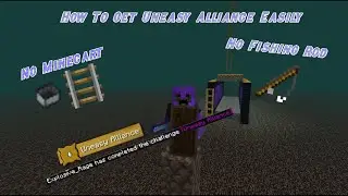 How to EASILY get the Uneasy Alliance achievement.1.16 (No minecart, No fishing rod, 100% Automatic)