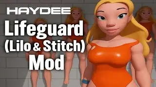 LifeGuard (Lilo and Stitch) Mod | Haydee | White Zone, Hardcore, Walkthrough, No Commentary, 4K, HDR