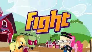 MI MUGEN Request 12 - Zim & Applejack VS Dib & Pinkie pie