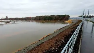 Паводок в Йошкар-Оле | Вид с новой магистральной улицы