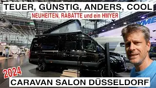 Von 150.000 bis 50.000 EUR / Von TI bis Wohnwagen / Caravan Salon Messe 2024 / Rundgang 3