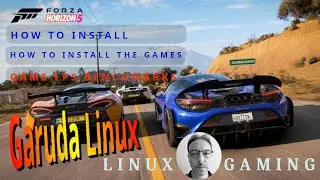 How to Install GARUDA Linux Kde? How to Install The Games? Game FPS Benchmarks
