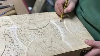 Урок/5 Эскиз  подготовка к резьбе по дереву.Лесенка-Лабиринт!