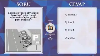 MART Ehliyet Soruları | Ehliyet Sınavı Soruları | 2023 Çıkmış Ehliyet Sınav Soruları Çöz