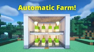 How To Make 2 Easy Automatic Farms In Minecraft!