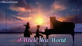 Nightcore - A whole new world ( Switching Vocals ) Lyrics
