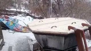 DIY bath tub lid