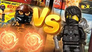 Spinjitzu Explosive Cole vs. Stone Armored Cole! | LEGO Ninjago Magazine Review #1 2021