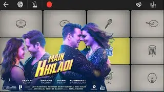 Main Khiladi Song  Piano Play(Walk Band) perfect Piano AA