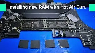 Macbook A1706 2017 ONBOARD RAM REPLACEMENT