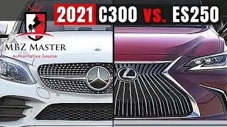 2021 MERCEDES C300 vs. 2021 LEXUS ES250 | 8 - Point COMPARISON!