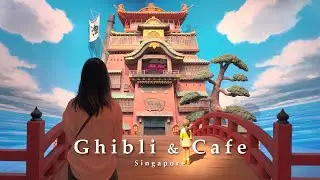 A day with Ghibli | Explore Cafe in Singapore | Spirited away, Totoro | relaxing VLOG