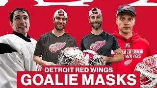 Detroit Red Wings Goalie Masks