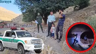 The police entered the single mother's farm to arrest the thief.