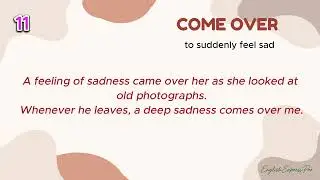 18 Essential Phrasal Verbs Related to Emotions | English Language Learning