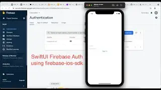 SwiftUI Firebase Auth using firebase-ios-sdk