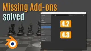 Missing Add-ons in Blender? Here’s the Fix!