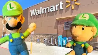 Luigi and Baby Luigi Goes To Walmart!