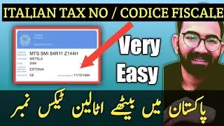Codice Fiscale Kaisay Bunayye | How to Get CODICE FISCALE ONLINE | GET YOUR ITALIAN TAX CODE