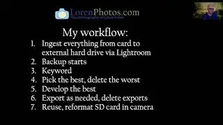 Digital Work Flow and Image Storage with Loren Fisher
