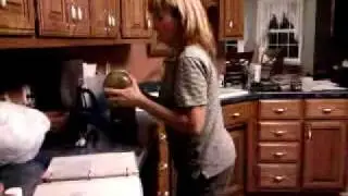 mom making pickles