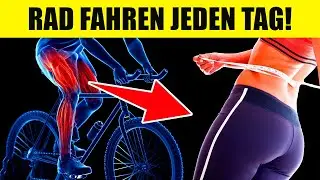 Das passiert, wenn du jeden Tag eine Stunde Rad fährst!