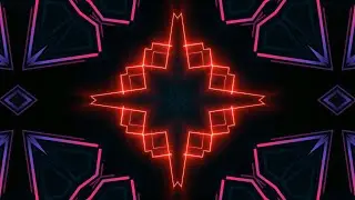 Abstract VJ Loop Neon Digital Motion | Seamless Loop | Full HD | Animated Motion Background