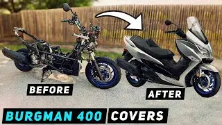 Suzuki Burgman 400 - Complete Covers Installation (2017-Current) | Mitch's Scooter Stuff