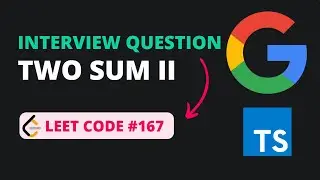 Two Sum II - Two Pointers Technique Explained - Leet Code 167 - TypeScript