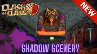 🔥 NEW SHADOW SCENERY 🔥 | Clash Of Clans | Best Scenery in Coc |