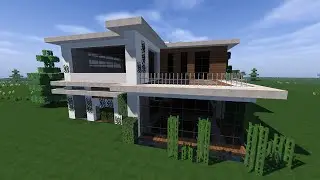 MINECRAFT : VISITE D'UNE MAISON MODERNE