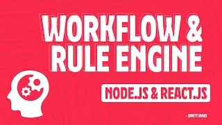Custom Workflow / Rule Engine / Rule Editor in action using node.js and react.js