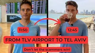 From TLV Airport to Tel Aviv. Taxi or Train? (Tips from a Tour Guide)