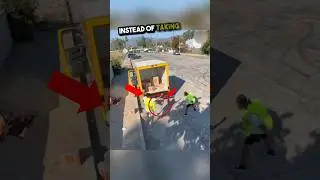 Delivery driver destroyed the order but then 😲