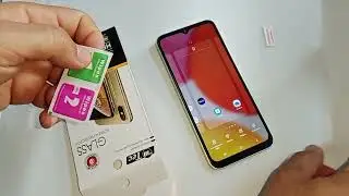 How to Install a Tempered Glass Screen Protector on samsung galaxy A14، protège écran  Samsung a14