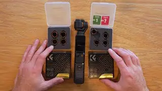 K&F NEW ND PL filter vs original version for DJI Osmo Pocket 3