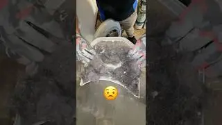 This is the DIRTIEST Lint Trap we’ve ever seen! #oddlysatisfying #unclogging #dryerventcleaning