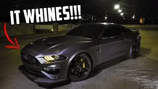 FIRST WOT PULL'S IN MY SUPERCHARGED MUSTANG!