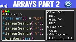 Arrays in C++ Part2