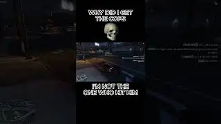 WHY DID I GET THE COPS #gta #gtamemes #funnymemes #gtaonline #gaming #memes #shorts