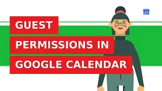 How to set guest permissions in a Google Calendar event?