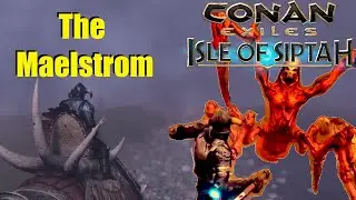 Tackling the Conan Storm with Rhino Mount - Isle of Siptah