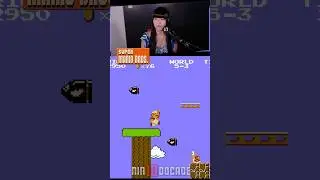 Evelyn’s TENSE Run with Bullet Bills in Super Mario Bros. #shorts